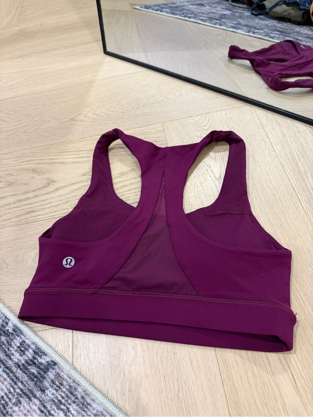 lululemon athletica Plum Racerback Sports Bra